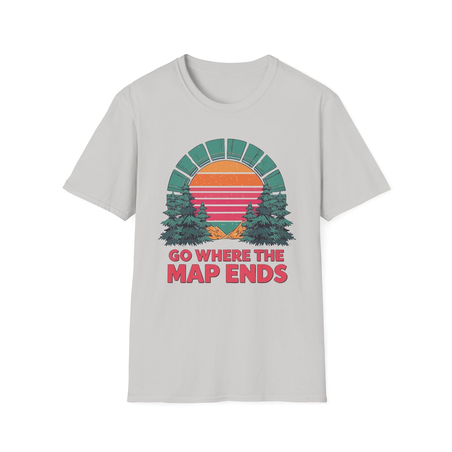 'Go Where the Map Ends' T-Shirt