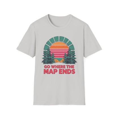 'Go Where the Map Ends' T-Shirt