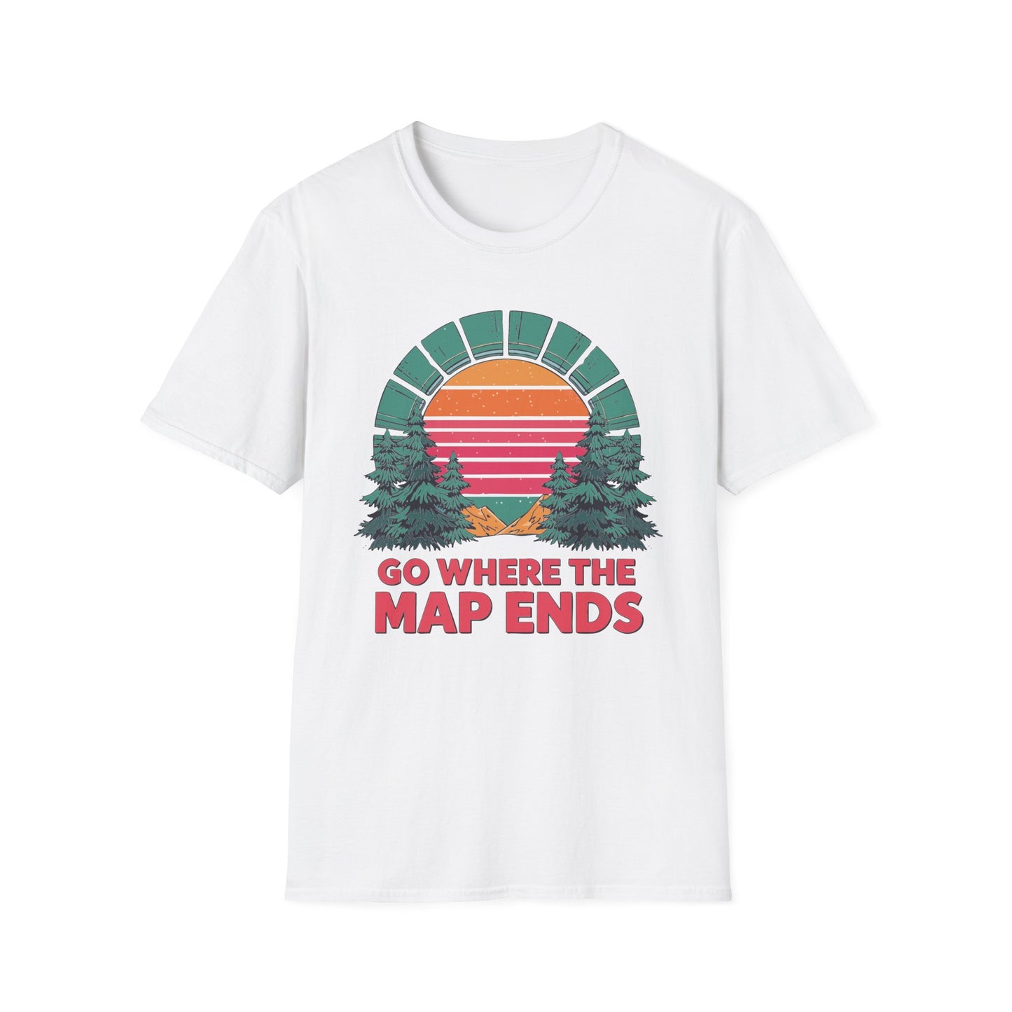 'Go Where the Map Ends' T-Shirt