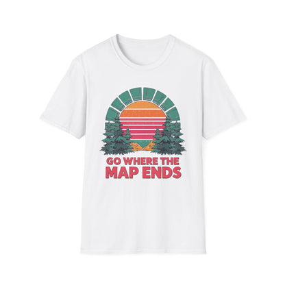 'Go Where the Map Ends' T-Shirt
