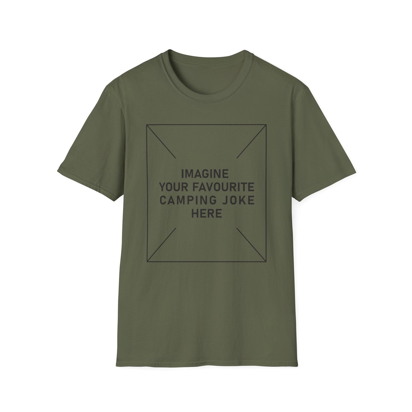 'Imagine Your Favourite Camping Joke Here' T-Shirt