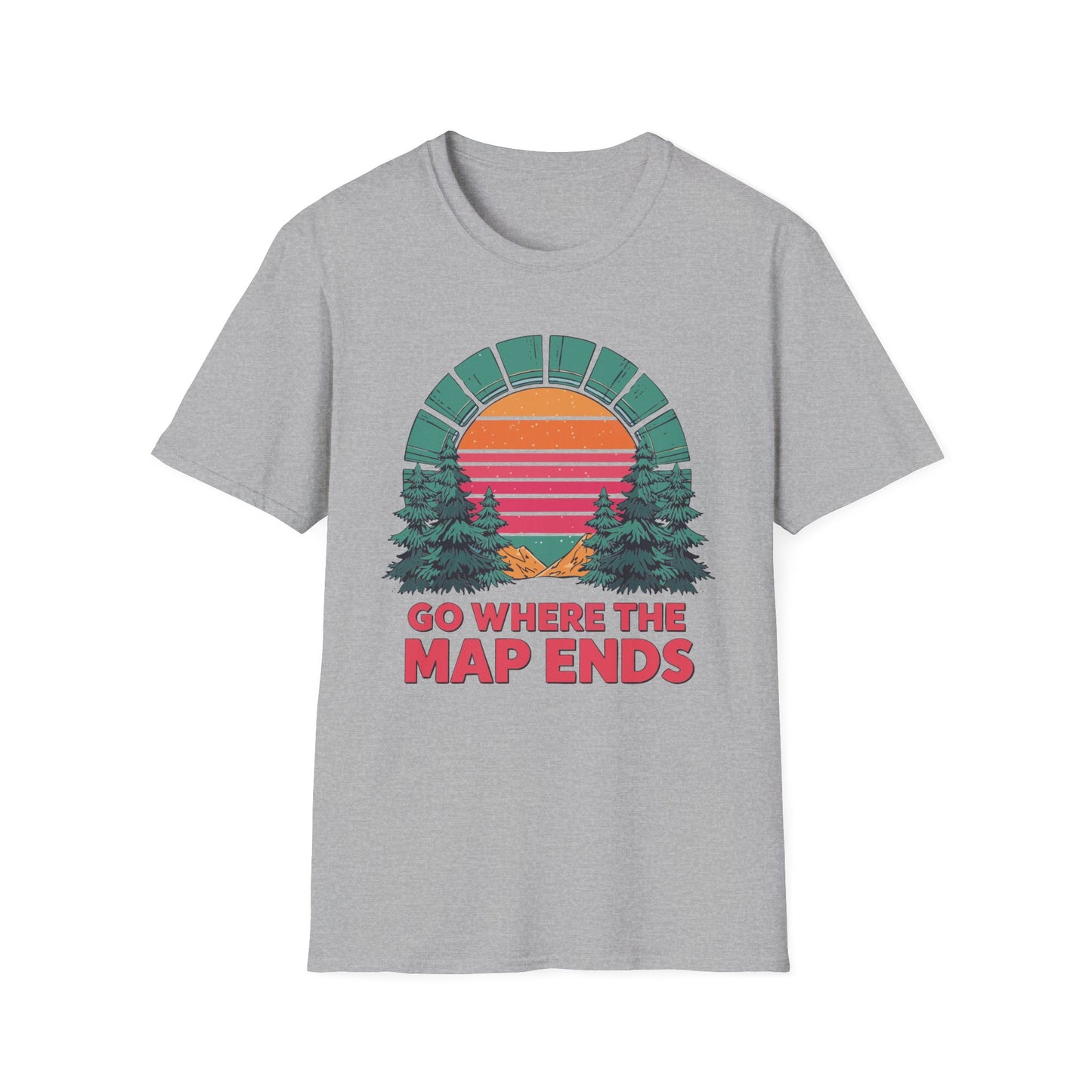 'Go Where the Map Ends' T-Shirt