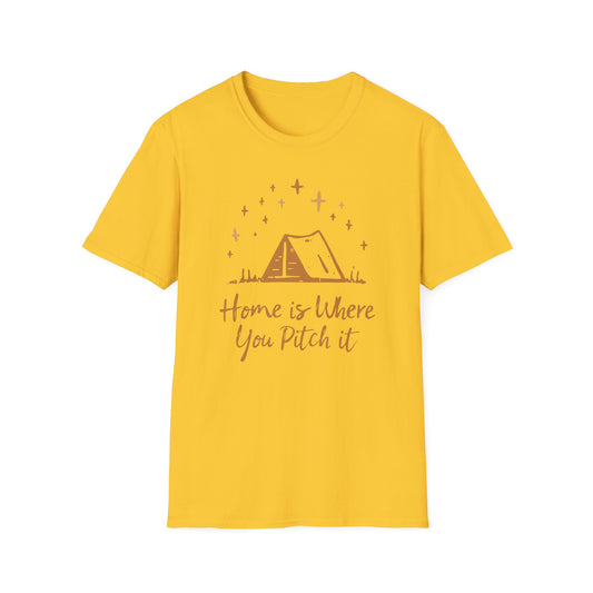 'Home Is Where You Pitch It' T-Shirt