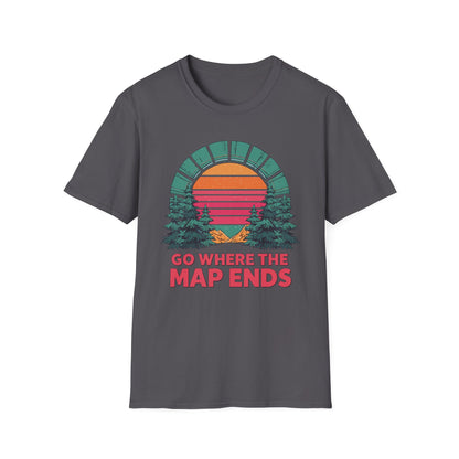 'Go Where the Map Ends' T-Shirt