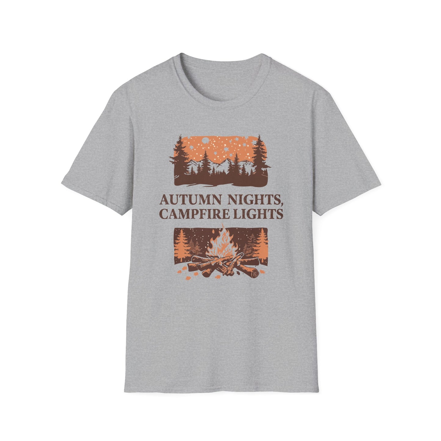 'Autumn Nights Campfire Lights' T-Shirt