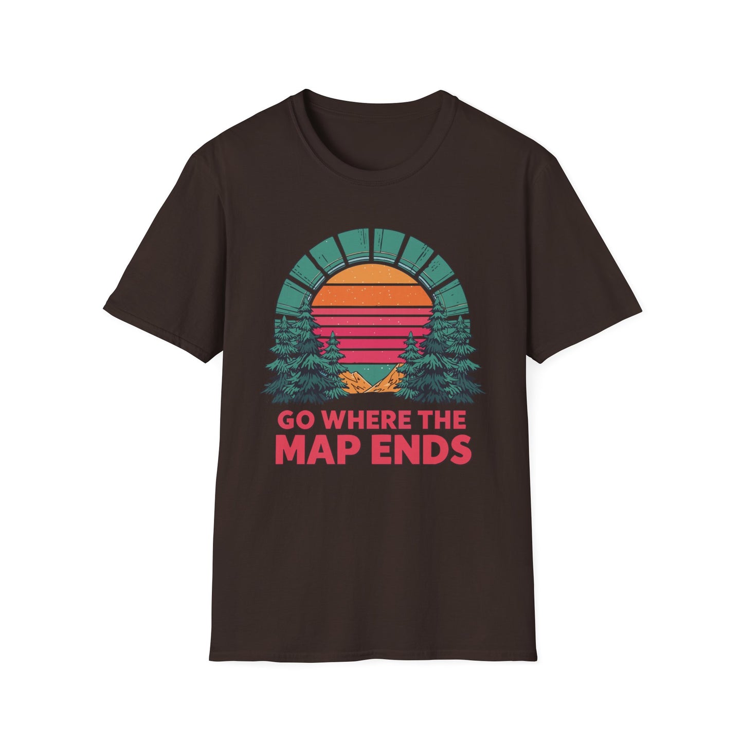 'Go Where the Map Ends' T-Shirt