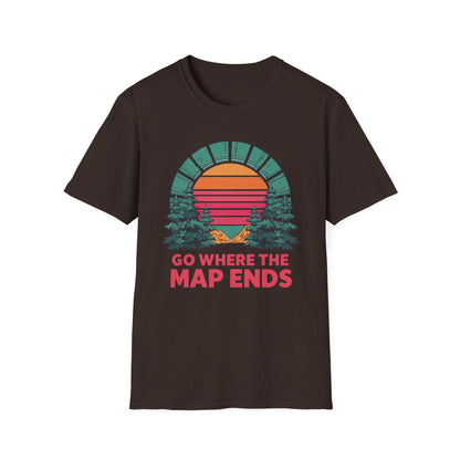 'Go Where the Map Ends' T-Shirt