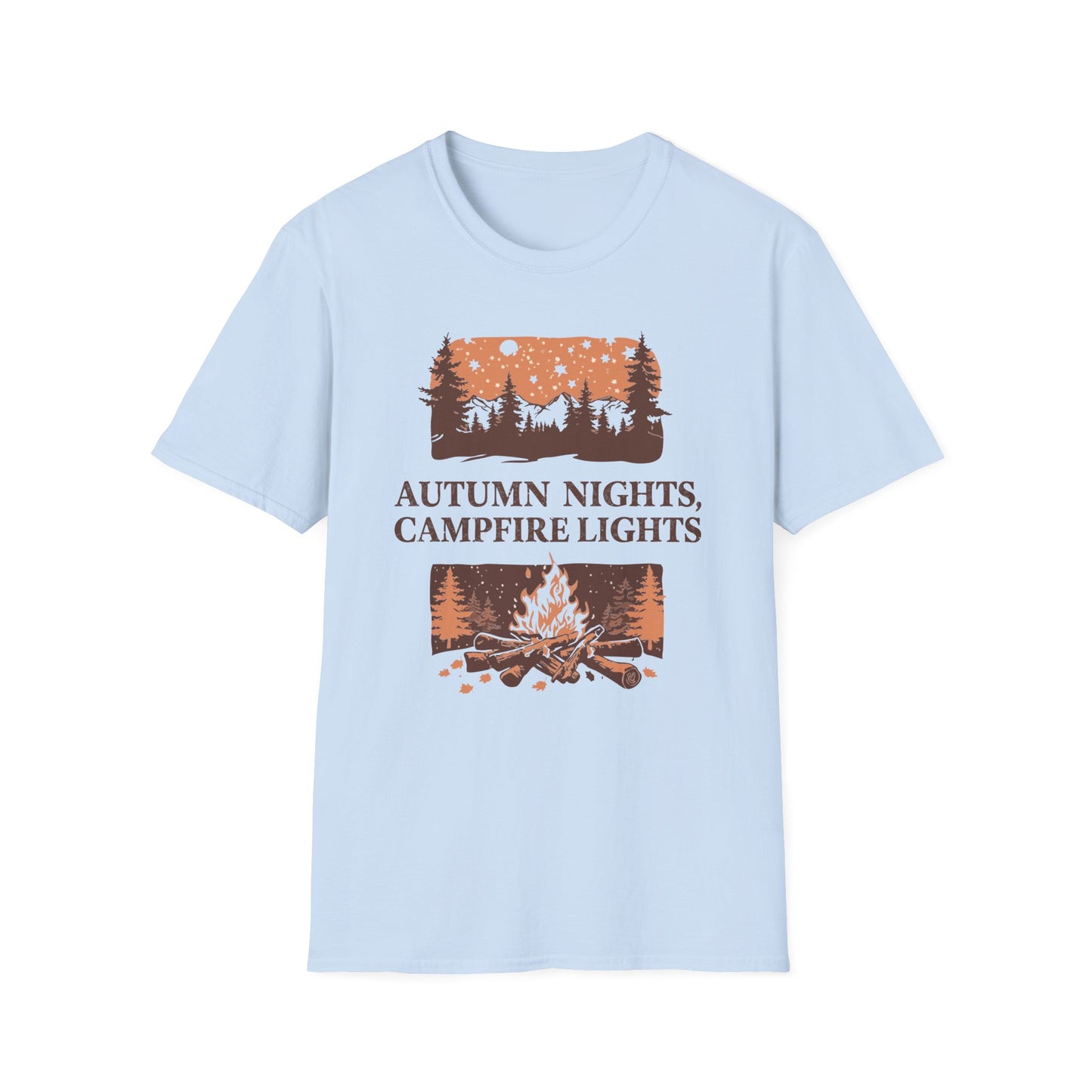 'Autumn Nights Campfire Lights' T-Shirt