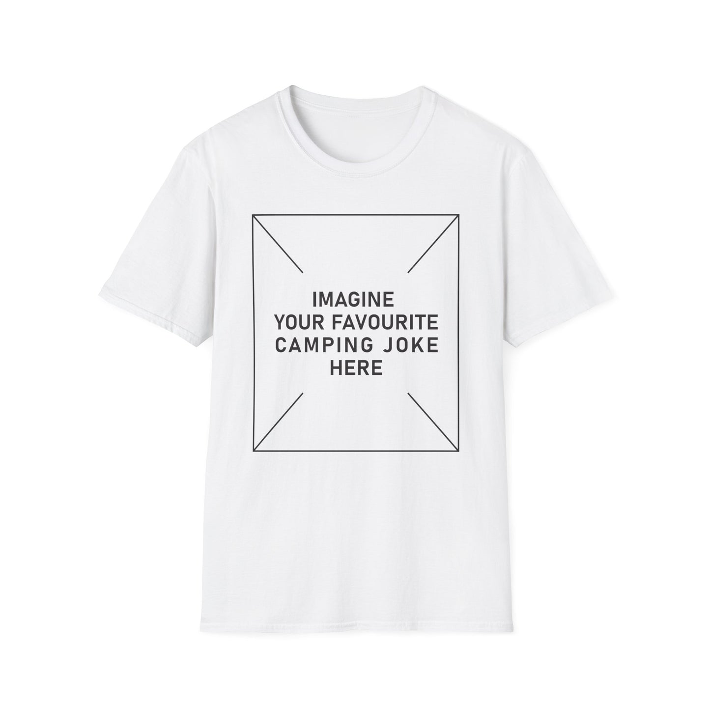 'Imagine Your Favourite Camping Joke Here' T-Shirt