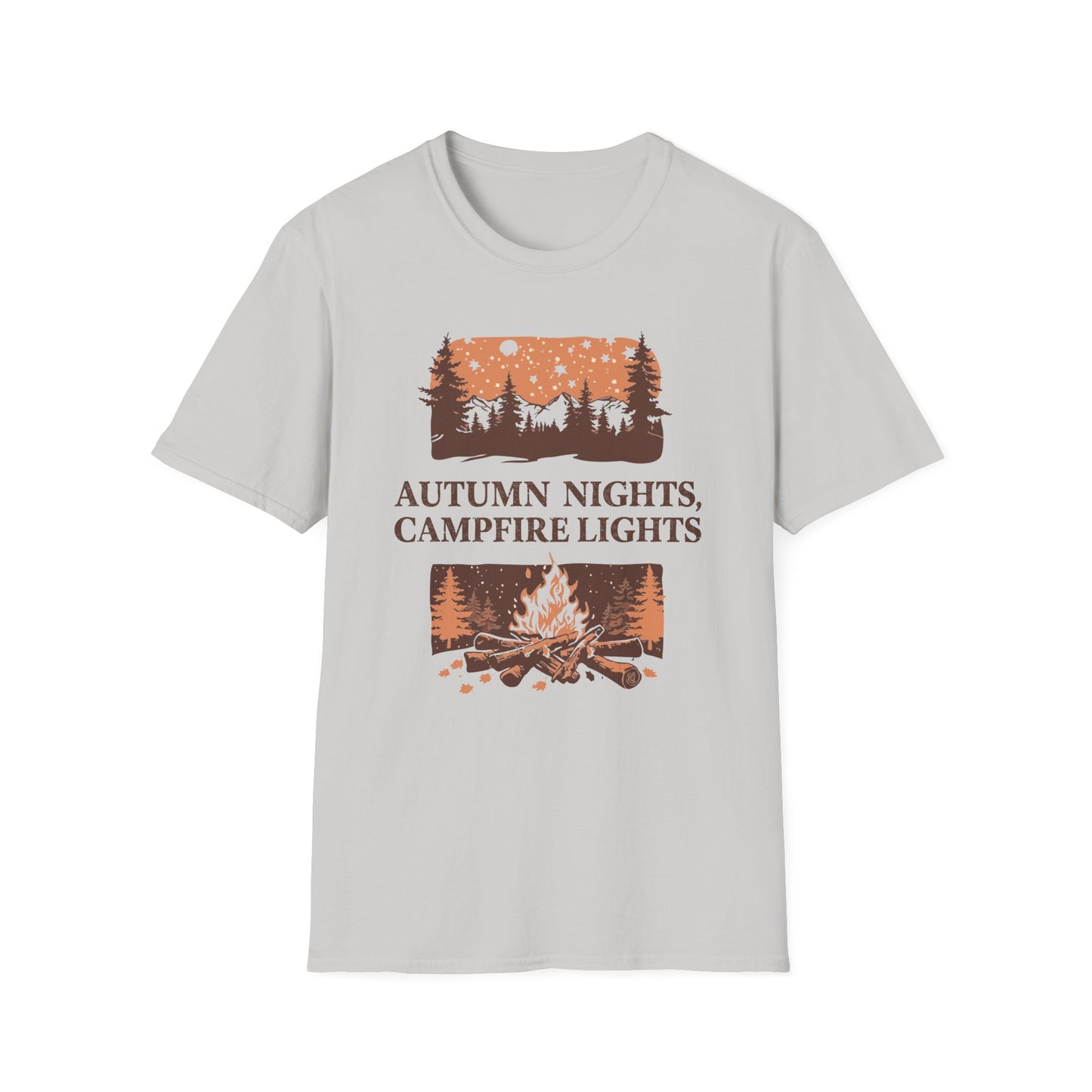 'Autumn Nights Campfire Lights' T-Shirt