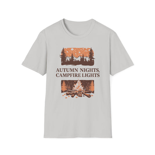 'Autumn Nights Campfire Lights' T-Shirt