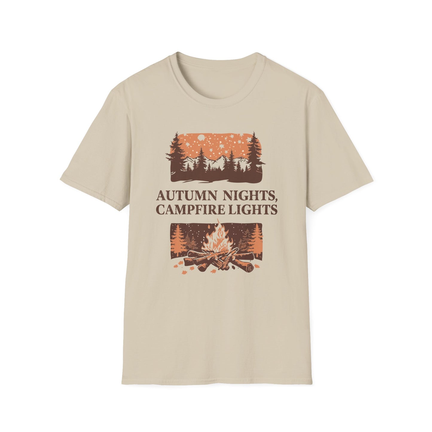 'Autumn Nights Campfire Lights' T-Shirt