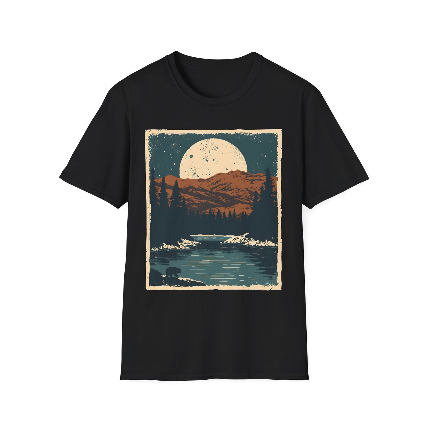 Into the Wild River Camping T-Shirt