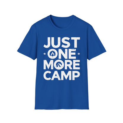 Just One More Camp T-Shirt – Camping & Outdoor Graphic Tee