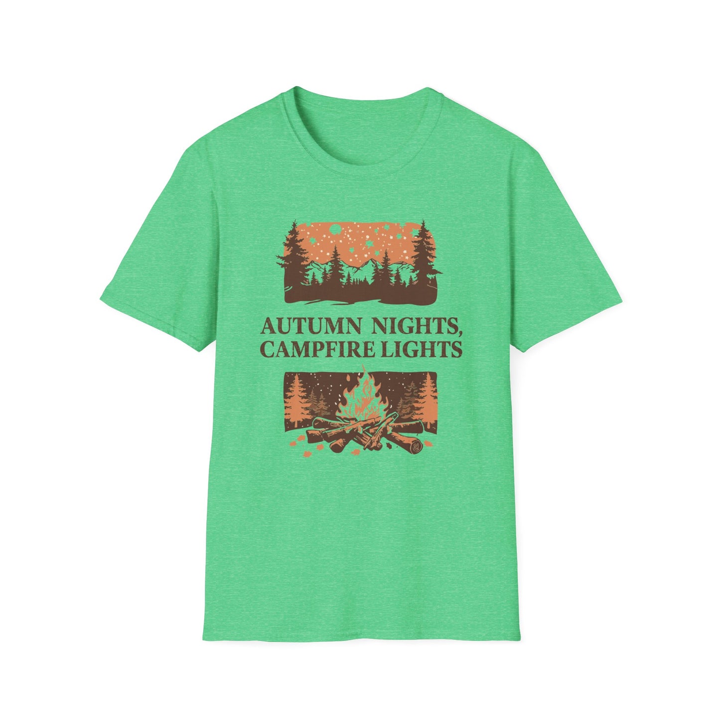 'Autumn Nights Campfire Lights' T-Shirt