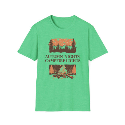 'Autumn Nights Campfire Lights' T-Shirt