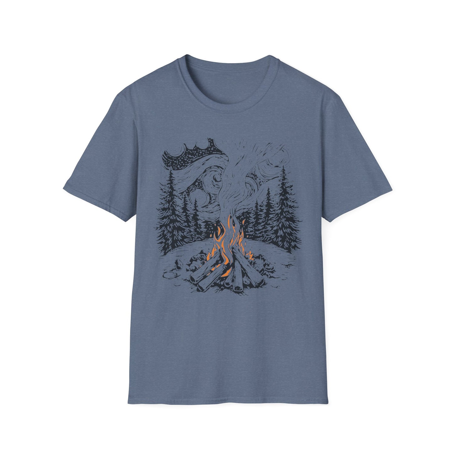Starry Campfire Night T-Shirt