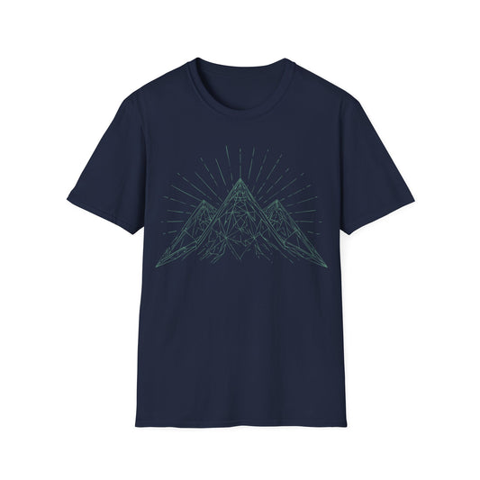 Abstract Mountain Peaks T-Shirt