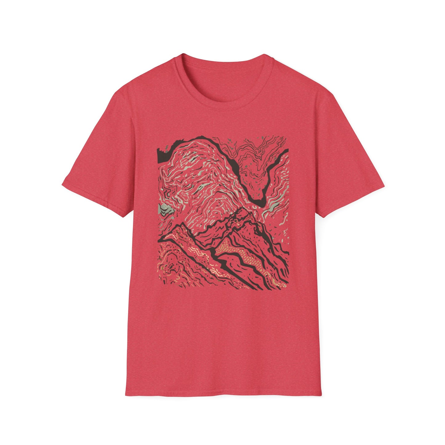 Abstract Mountain Flow T-Shirt