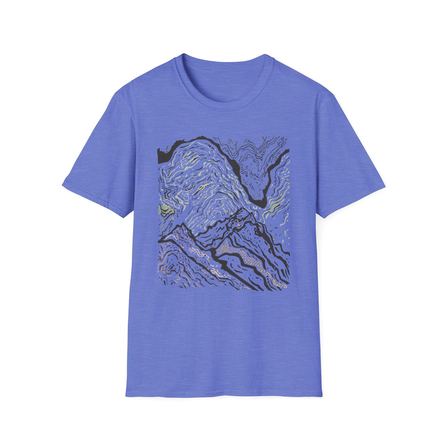 Abstract Mountain Flow T-Shirt