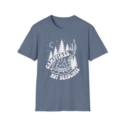 'Campfires, Not Deadlines' T-Shirt