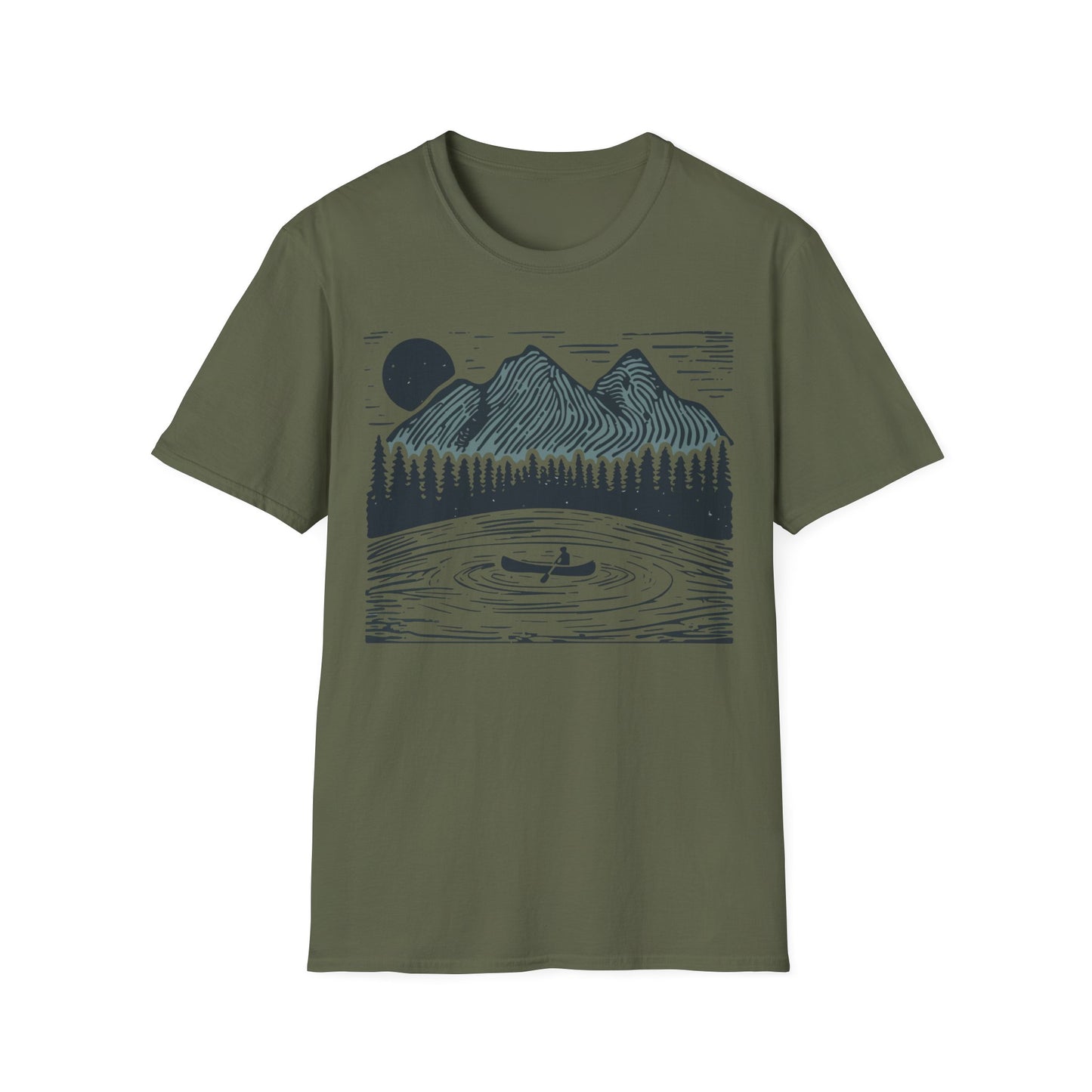 Canoe and Mountain T-Shirt