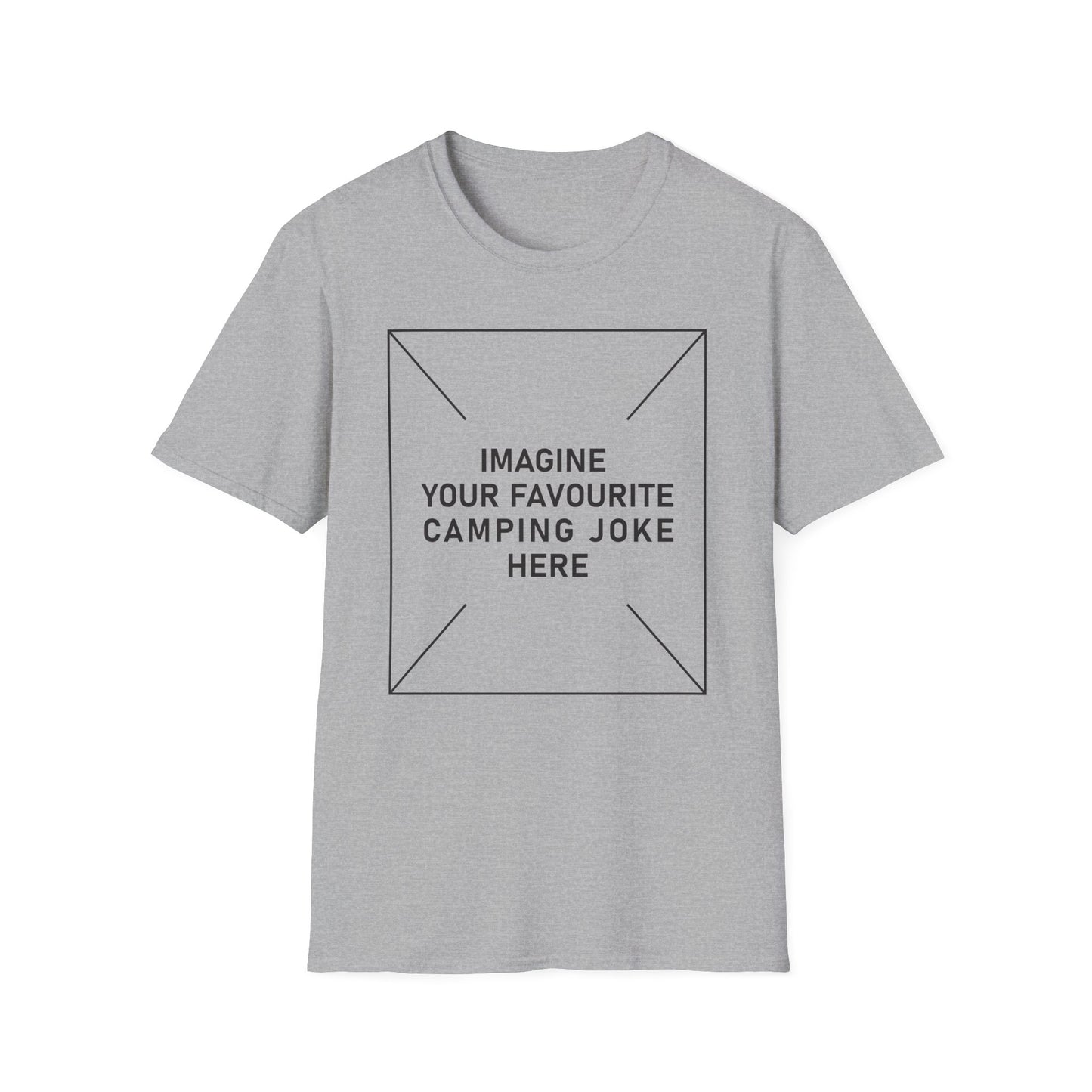 'Imagine Your Favourite Camping Joke Here' T-Shirt