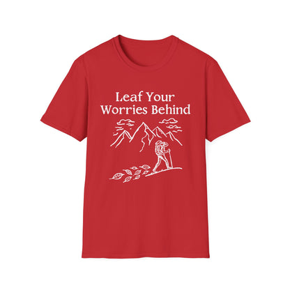 'Leaf your worries behind' Camping T-Shirt