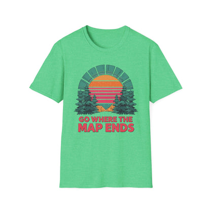 'Go Where the Map Ends' T-Shirt