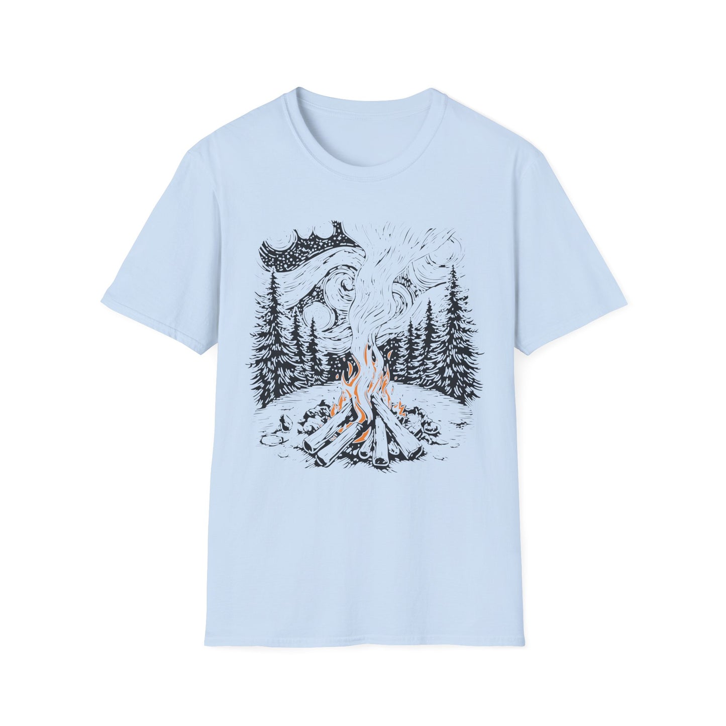 Starry Campfire Night T-Shirt