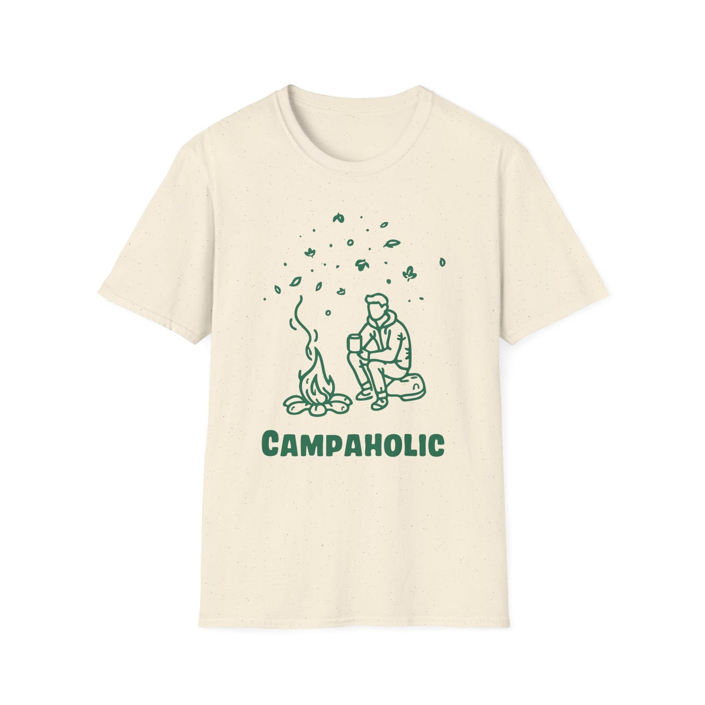 Campaholic – Funny Camping & Coffee Lover T-Shirt