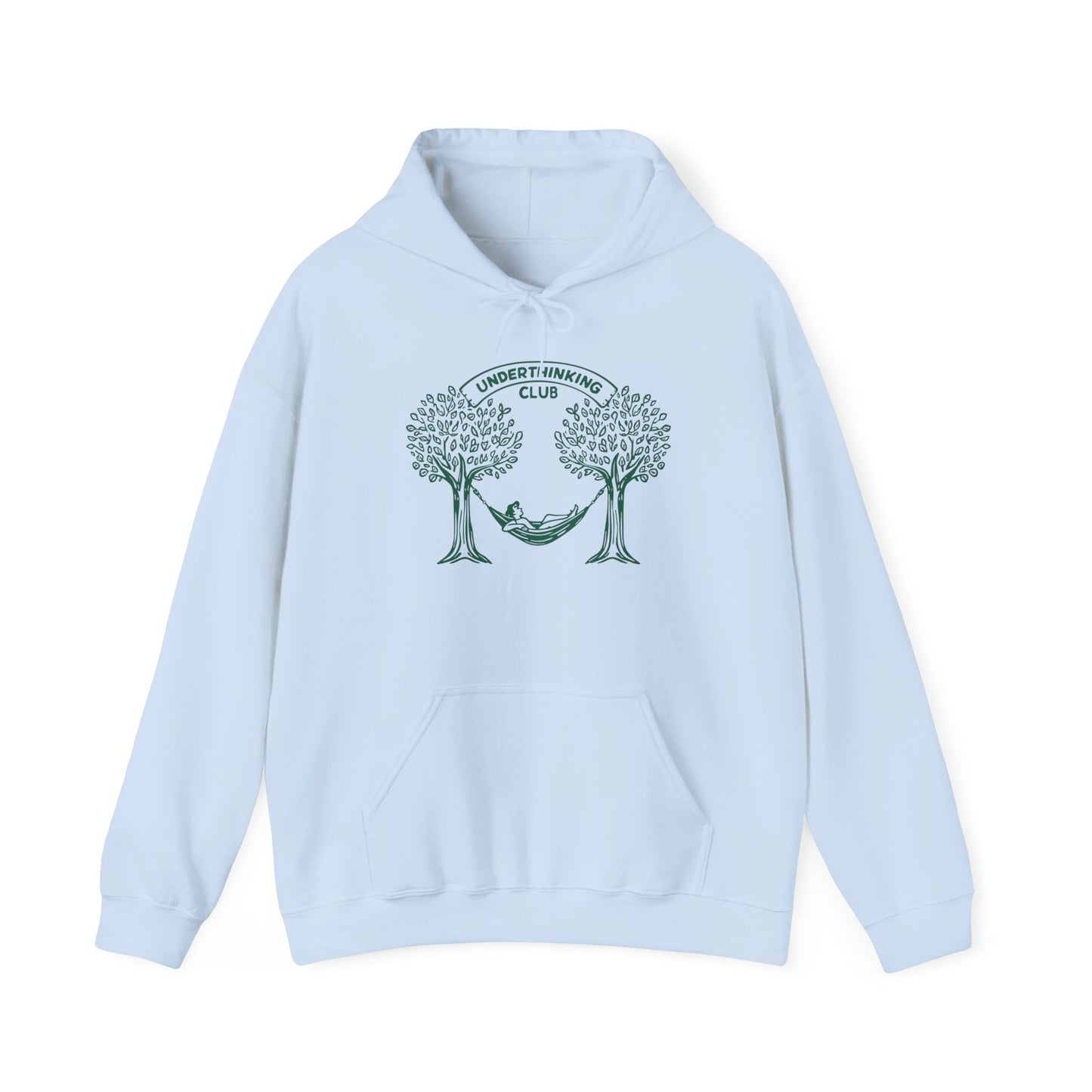 Underthinking Club Hoodie - Heavy Blend Unisex Camping Sweatshirt