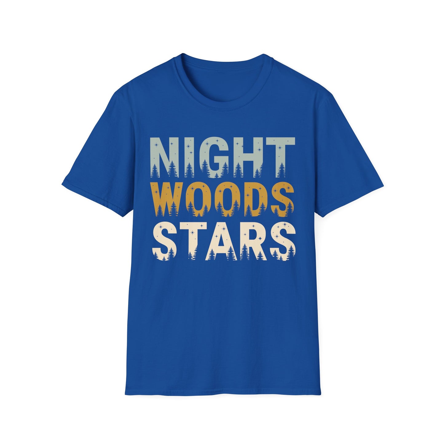 'Night Woods Stars' Camping T-Shirt