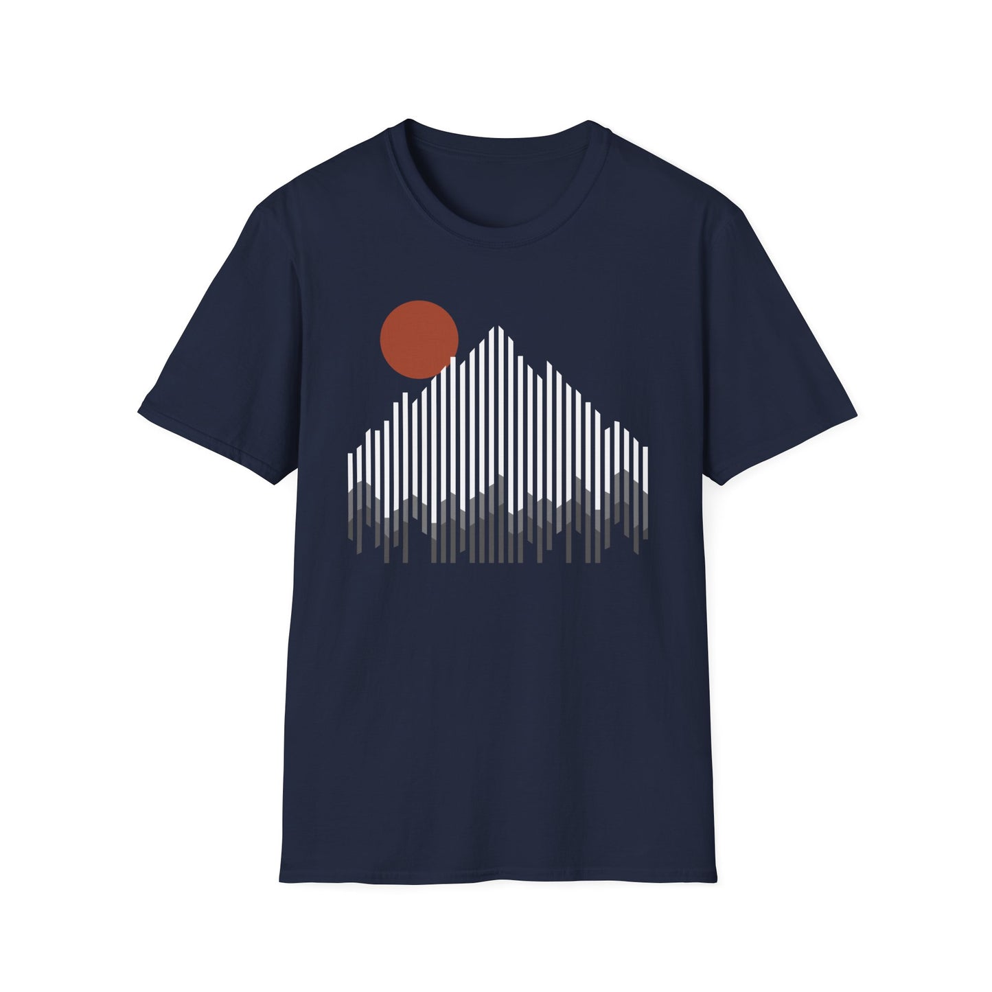 Modern Stripe Mountain T-Shirt