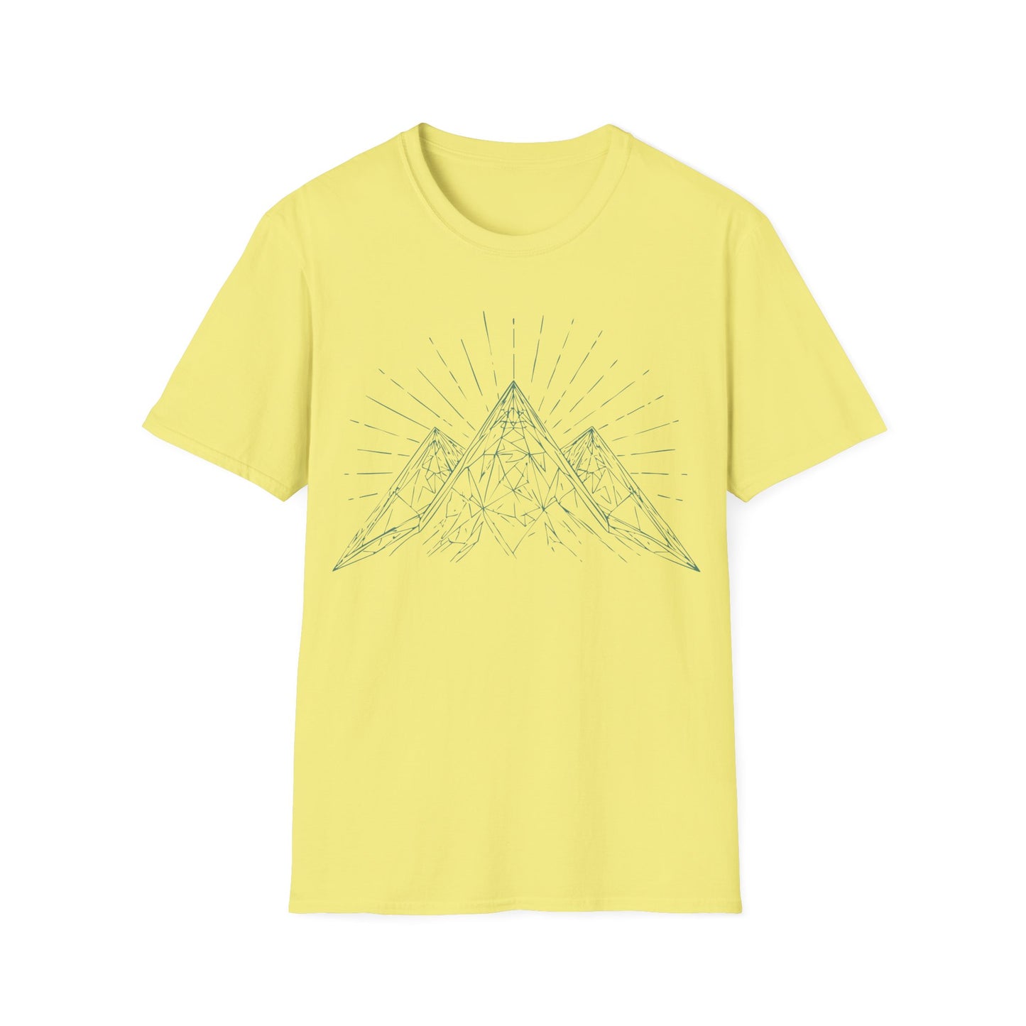 Abstract Mountain Peaks T-Shirt
