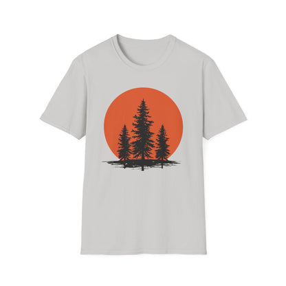 Pine Trees Sunset T-Shirt