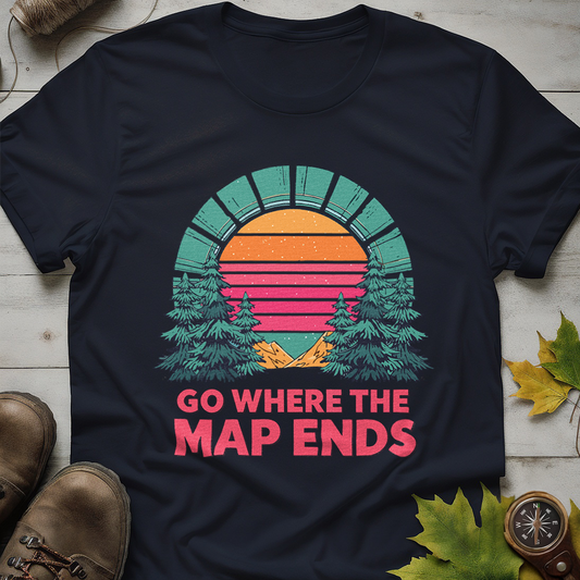 'Go Where the Map Ends' T-Shirt
