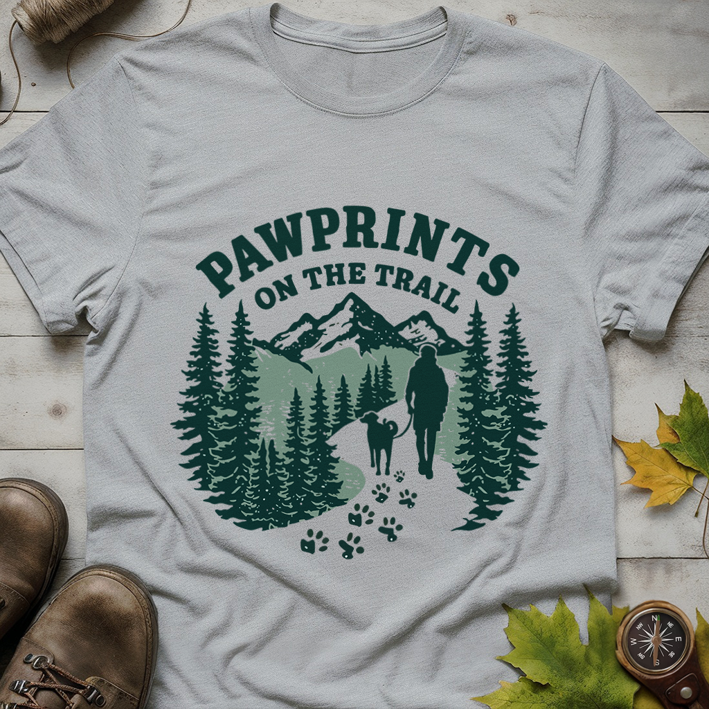 'Pawprints on the Trail' T-Shirt