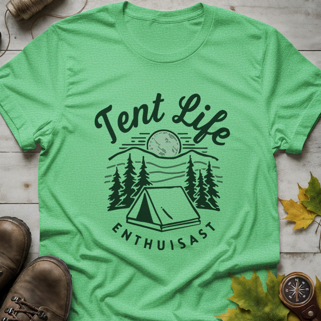 'Tent Life Enthusiast' T-Shirt