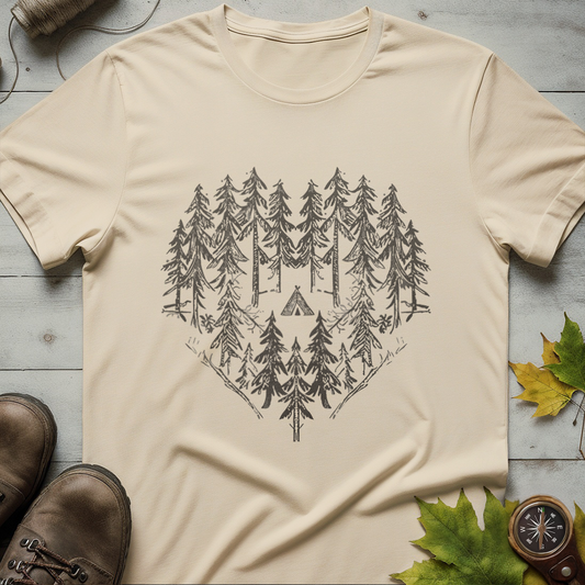 Pine Forest Heart T-Shirt