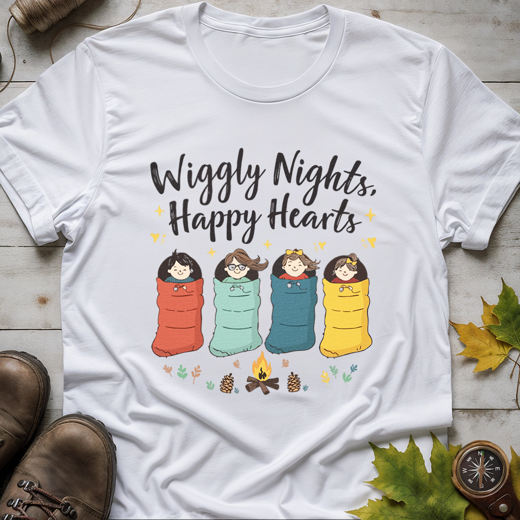'Wiggly Nights Happy Hearts' T-Shirt