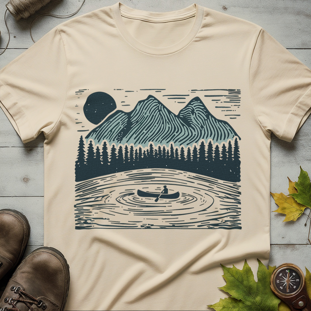 Canoe and Mountain T-Shirt