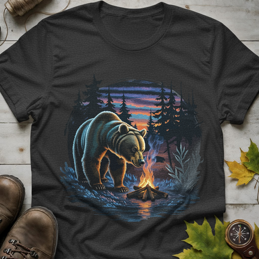 Bear by the Campfire T-Shirt
