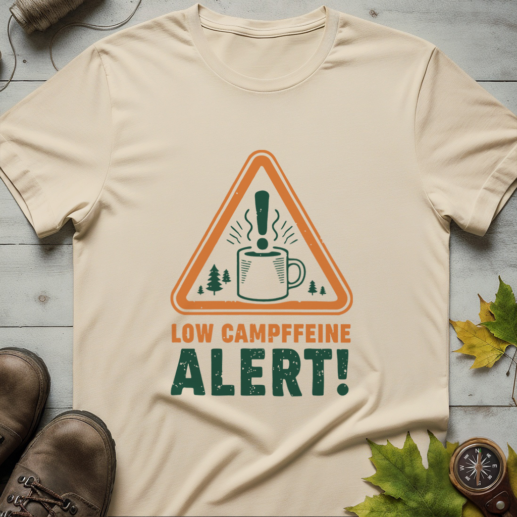 'Low Campffeine Alert' T-Shirt