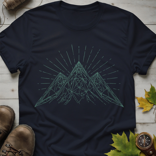 Abstract Mountain Peaks T-Shirt