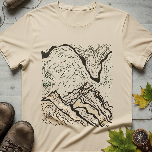 Abstract Mountain Flow T-Shirt