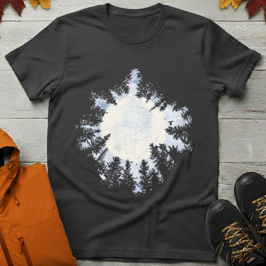 Moon in the Forest Camping T-Shirt