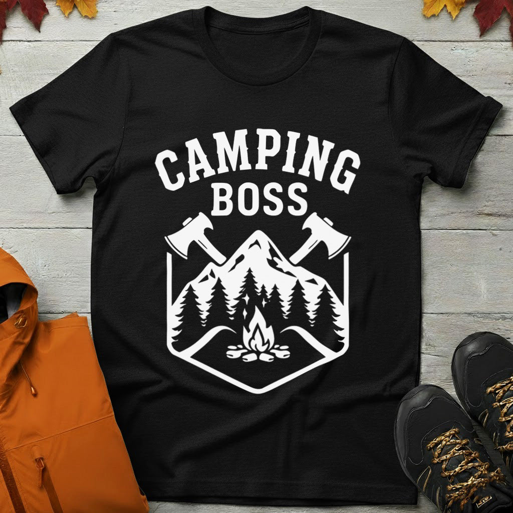 'Camping Boss' Camping T-Shirt