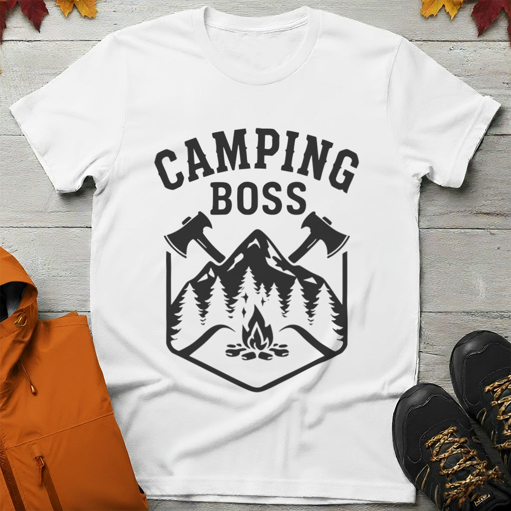 'Camping Boss' Camping T-Shirt