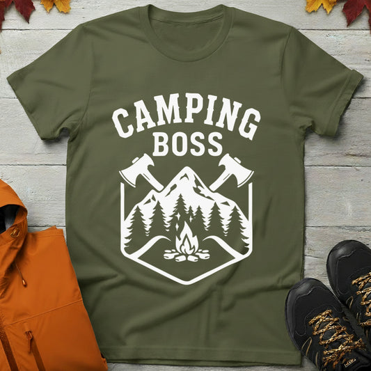 'Camping Boss' Camping T-Shirt